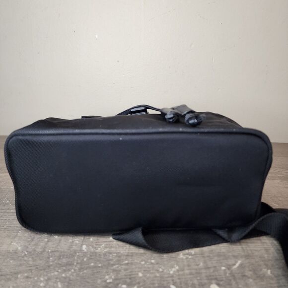 Y2K Mini Backpack Coach Black Nylon Leather Trim E3J-7441 - Picture 9 of 14